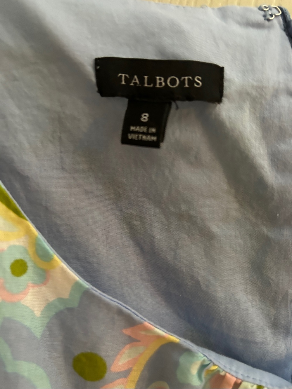 Lovely Talbots Maxi Dress-cotton lined - Picture 4 of 10